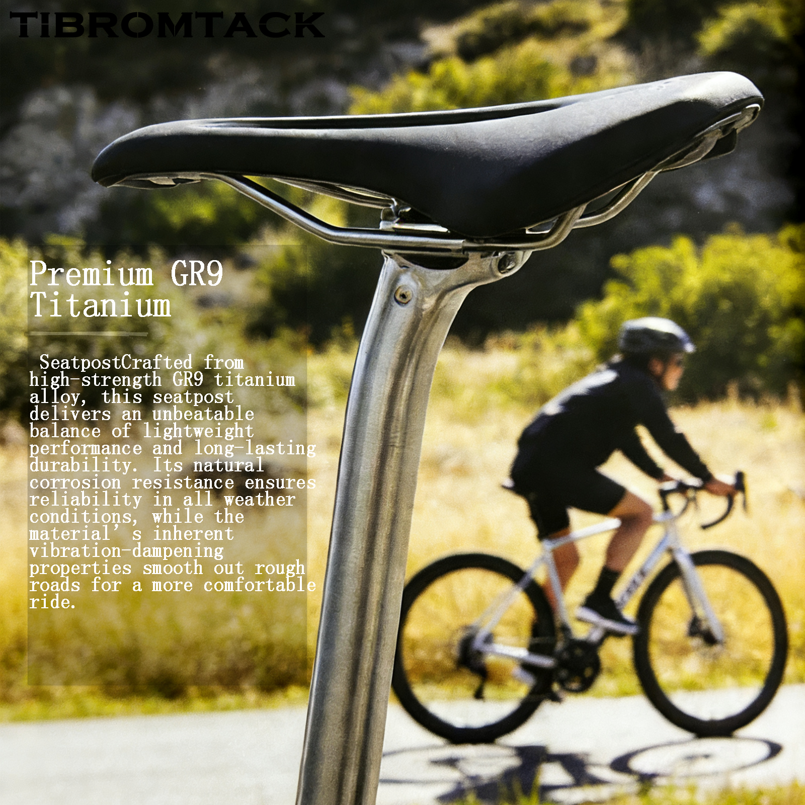 Titanium Bike Seatpost: Redefine Your Ride Engineered from premium GR9 titanium