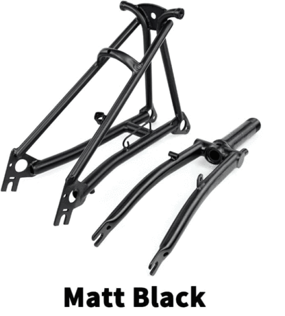 TIBROMTACK Titanium Fork and Rear Triangle for Brompton Bicycle 16 Inches Ultra Light Folding Bike Grade9 Ti Frame