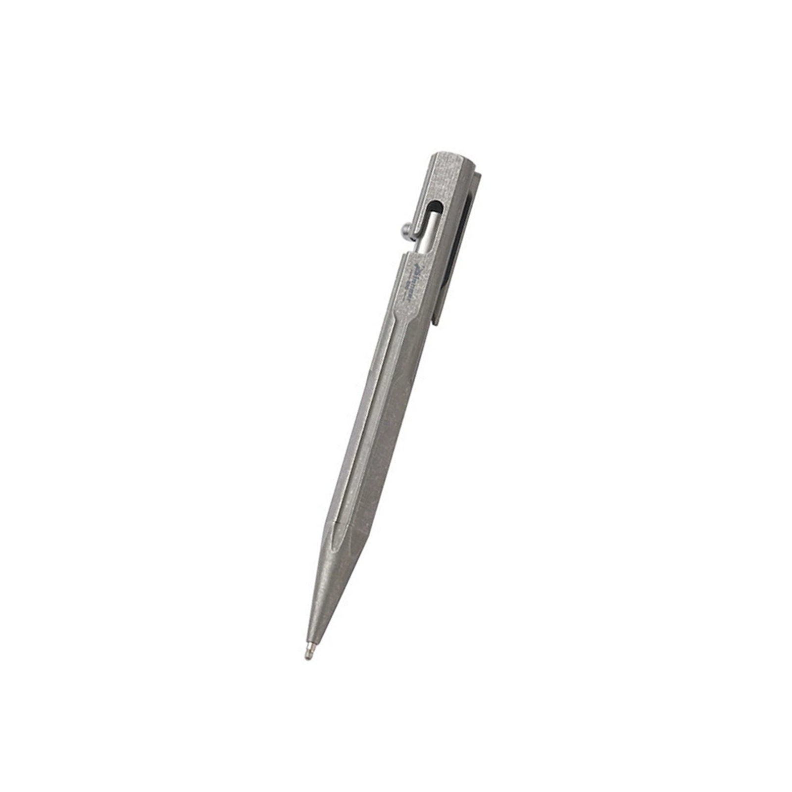 TIBROMTACK Pure Titanium Bolt Action Pen - 130mm/5.12in 40g EDC Fidget Pen | Steel-Strength Titanium Pen for Writing & Calligraphy, BPA Free