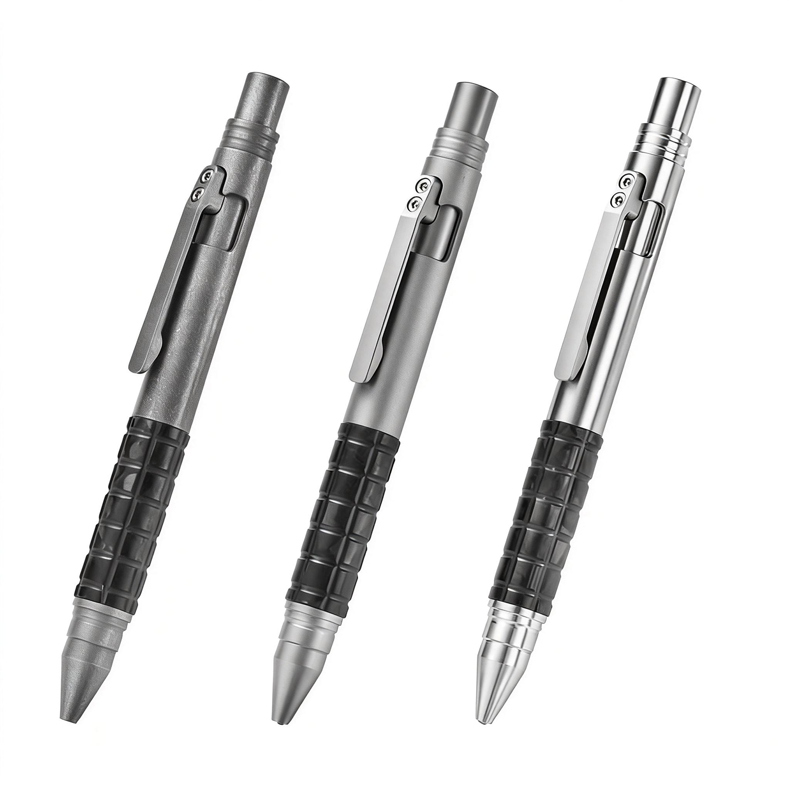TIBROMTACK Titanium Tactical Pen, Bolt Action Pen for Self Defense Weapons, Gr5 Titanium Alloy, Smooth Writing & Multi-Functional, Lightweight 1.27oz/36g, 5.04in×0.39in EDC Pen for Outdoor & Daily Use