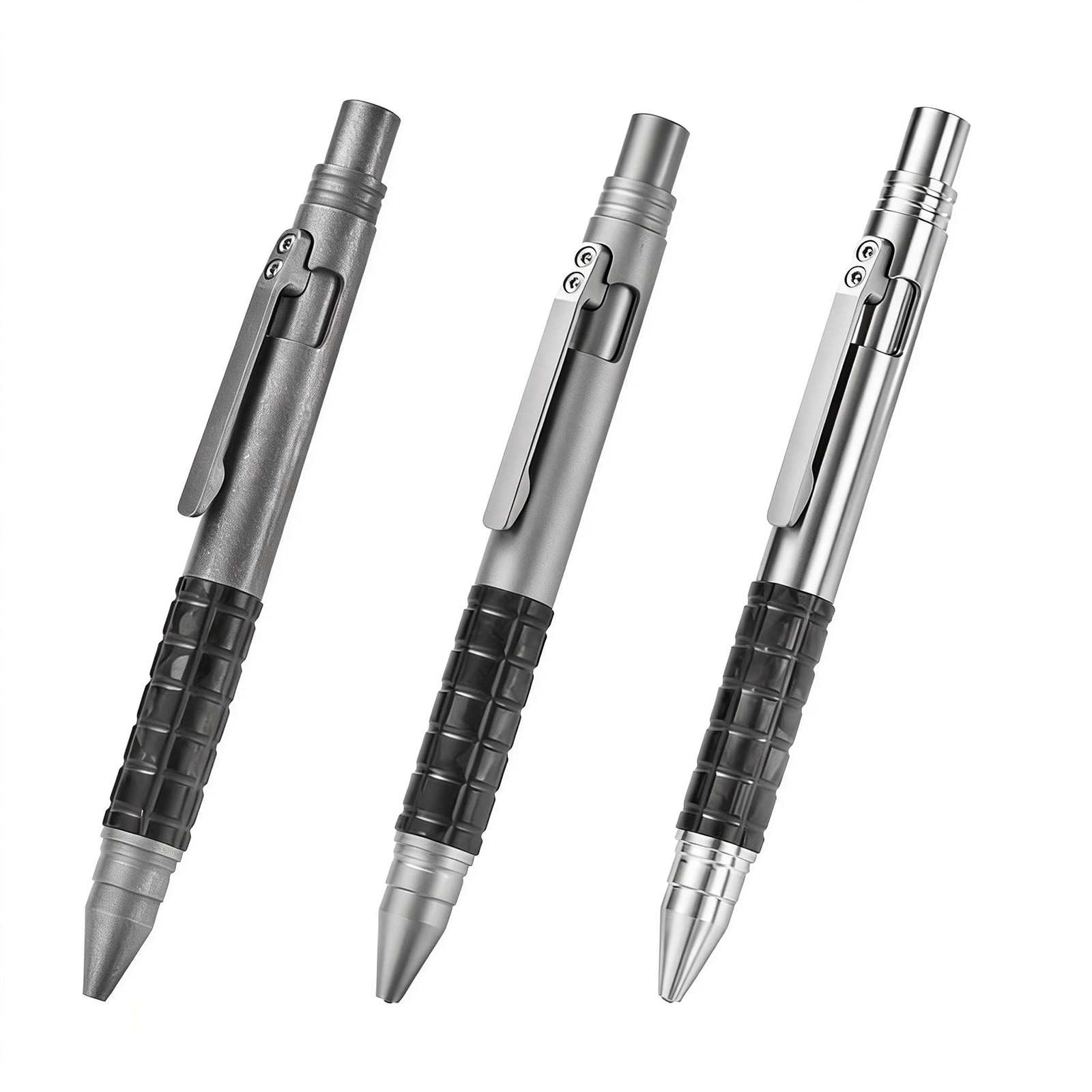 TIBROMTACK Titanium Tactical Pen, Bolt Action Pen for Self Defense Weapons, Gr5 Titanium Alloy, Smooth Writing & Multi-Functional, Lightweight 1.27oz/36g, 5.04in×0.39in EDC Pen for Outdoor & Daily Use