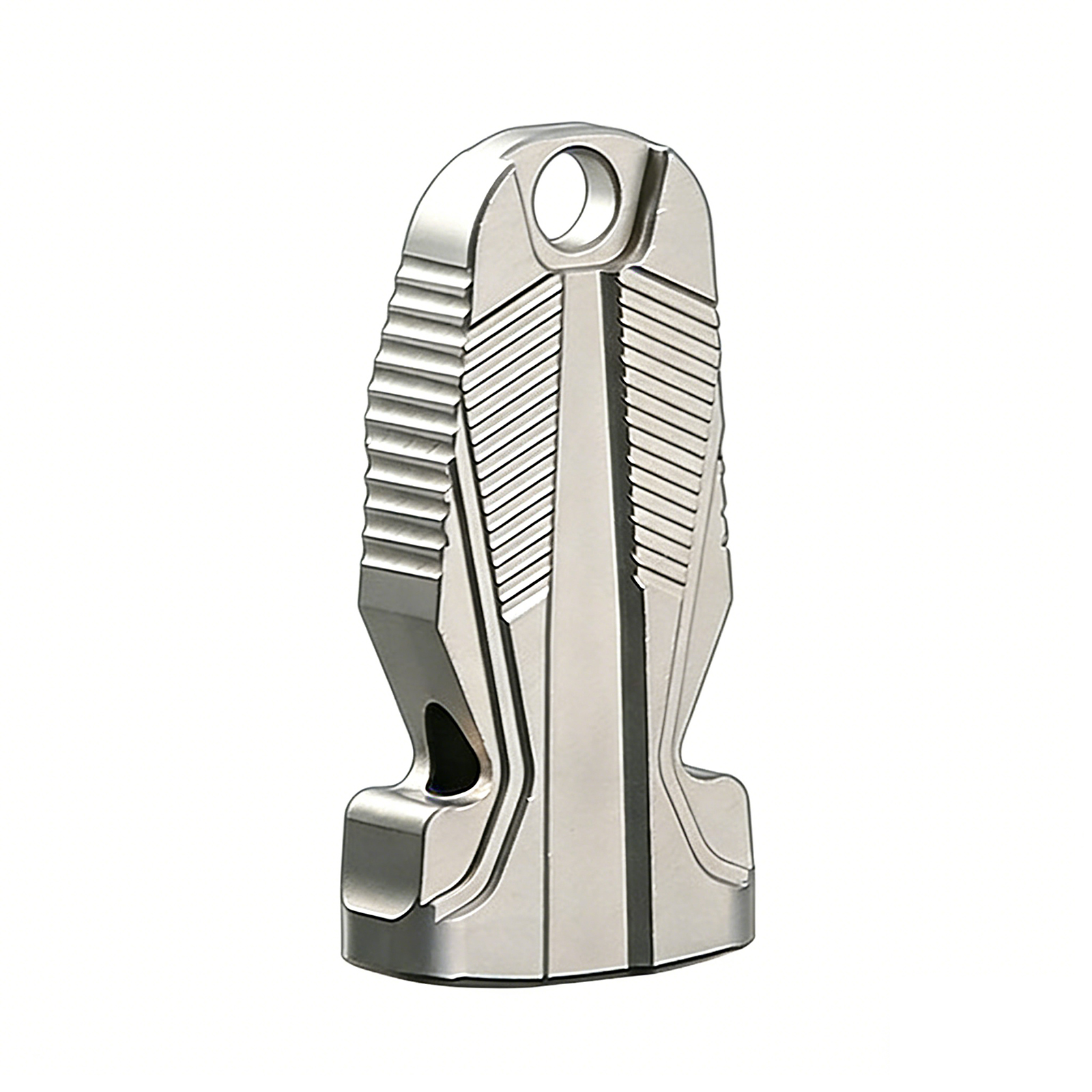 TIBROMTACK Gr5 Titanium Alloy Dual Tube Emergency Survival Whistle, Loud Safety Whistle for Adults, 1.77x0.87in, 0.67oz, BPA Free, Lightweight & High Strength