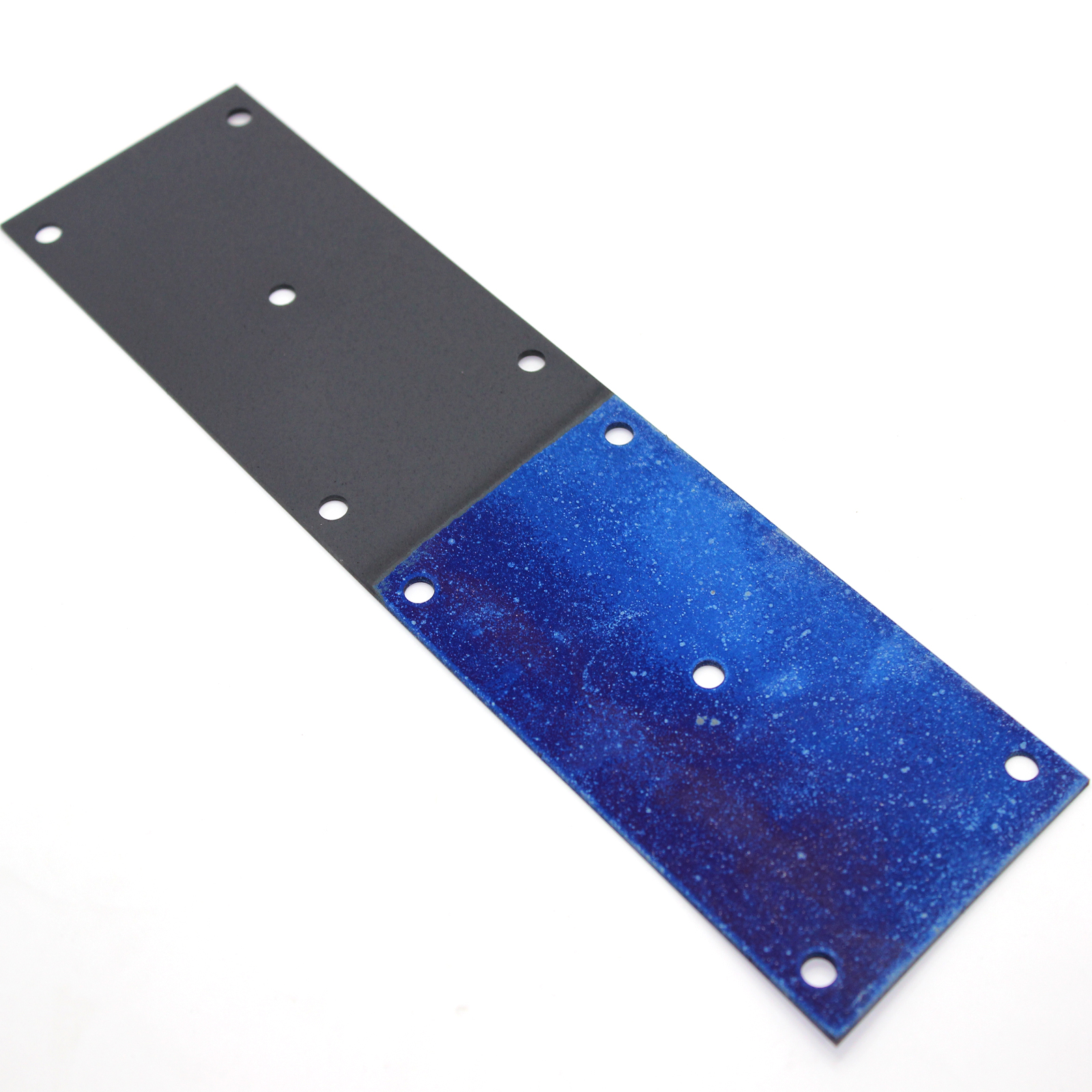 Dual-Sided Titanium Electrode Plate 320×100mm with PreDrilled Holes