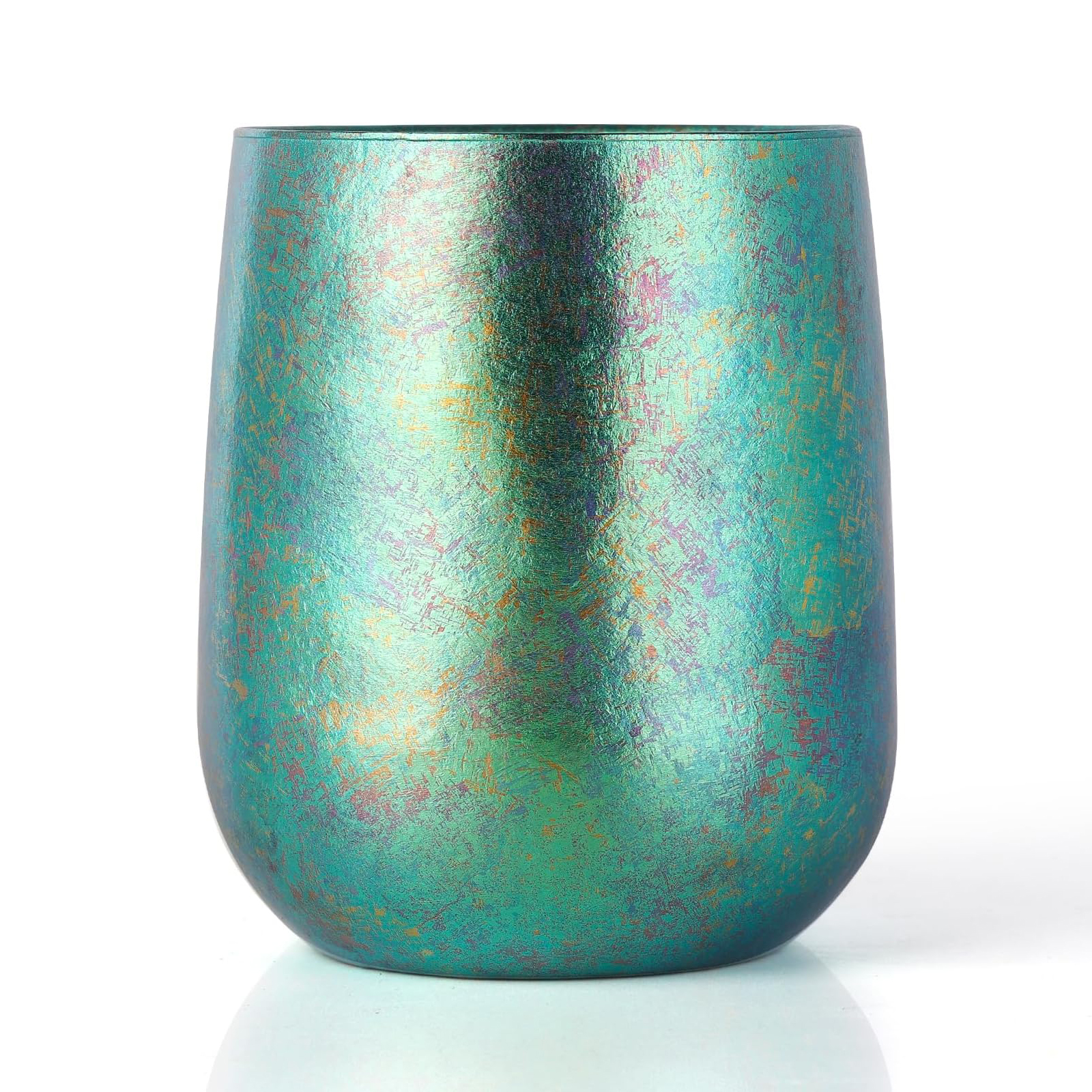 TIBROMTACK Gr1 Titanium Goose Egg Cup - Reusable, Insulated & Portable, Suitable for Juice, Coffee, Ideal for Home, Bar & Parties, Lightweight