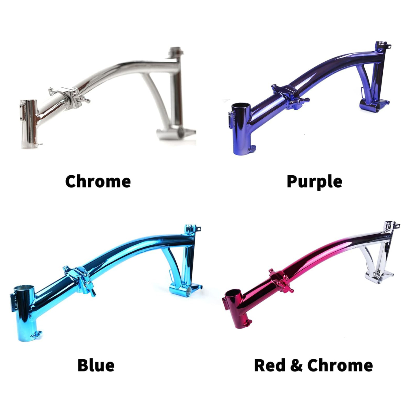 TIBROMTACK Main Frame for Brompton Titanium Folding Bike 16 Inches Handmade Gr9 Ti Parts Explore Lightweight Transformation