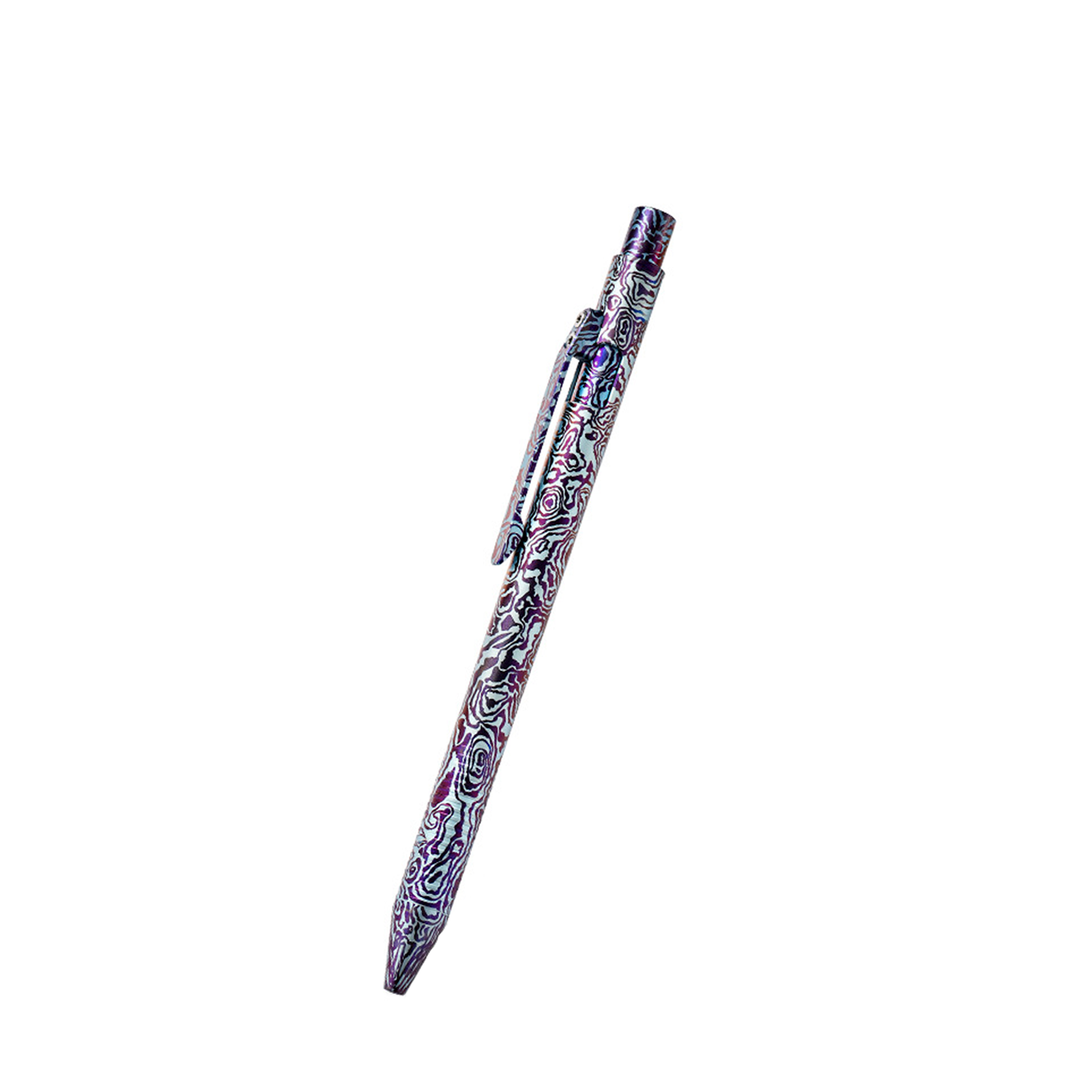 TIBROMTACK Pure Titanium Bolt Action Pen - 14.3cm EDC Fidget Pen | Steel-Strength 23.2g Titanium Pen for Business Signing, Writing & Daily Carry, BPA Free