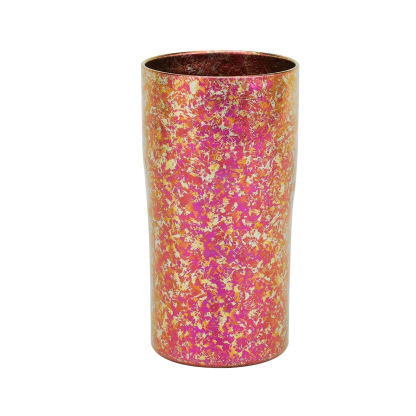 TIBROMTACK Titanium Beer Tumbler, Pure Ti Coffee Mug, 10fl oz/300ml Double Wall