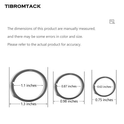 Titanium Keychain 3-Piece Set, Lightweight Heavy Duty Key Rings, Rust-Proof Key Holder for Keys Organization, Premium Keychain Rings Gift for Men Women