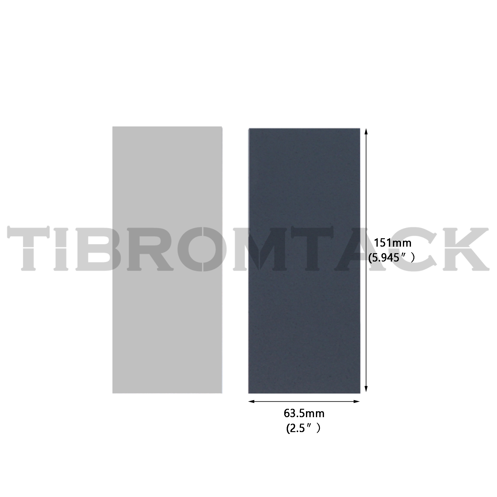 TIBROMTACK Ru-Ir Coated Titanium Anode Plate Assembly 151×63.5×1mm