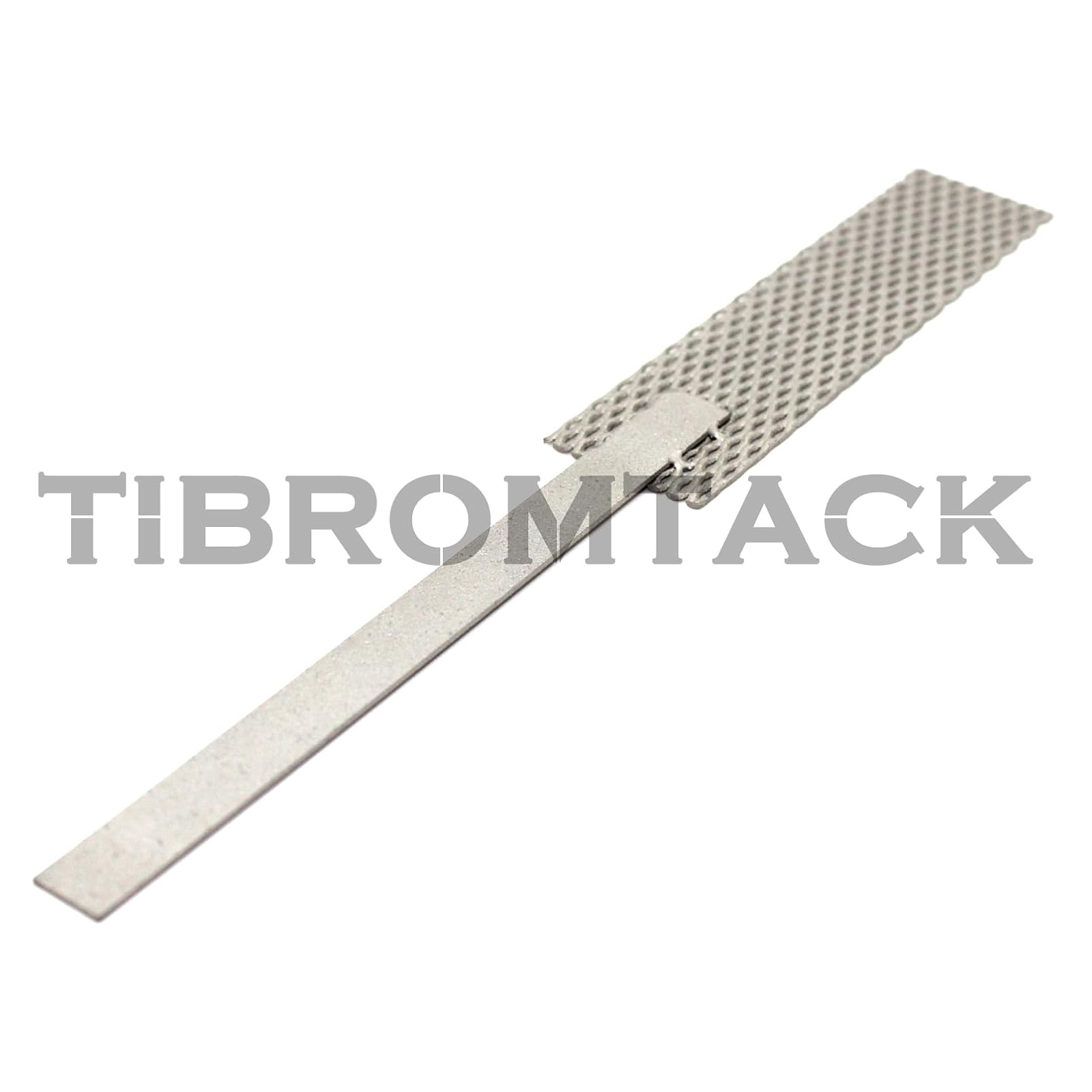 TIBROMTACK Platinized Titanium Anode Mesh 1"x4" Electrolytic Mesh with Platinum Coating Jewelry Plater Tool with Handle