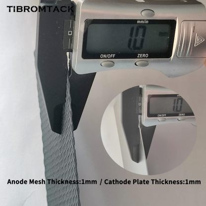 MMO Titanium Anode Mesh with Ruthenium-Iridium Coating and Cathode Electrolytic Plate Without Coating for Water Ionizer or Sodium Hypochlorite Generator.