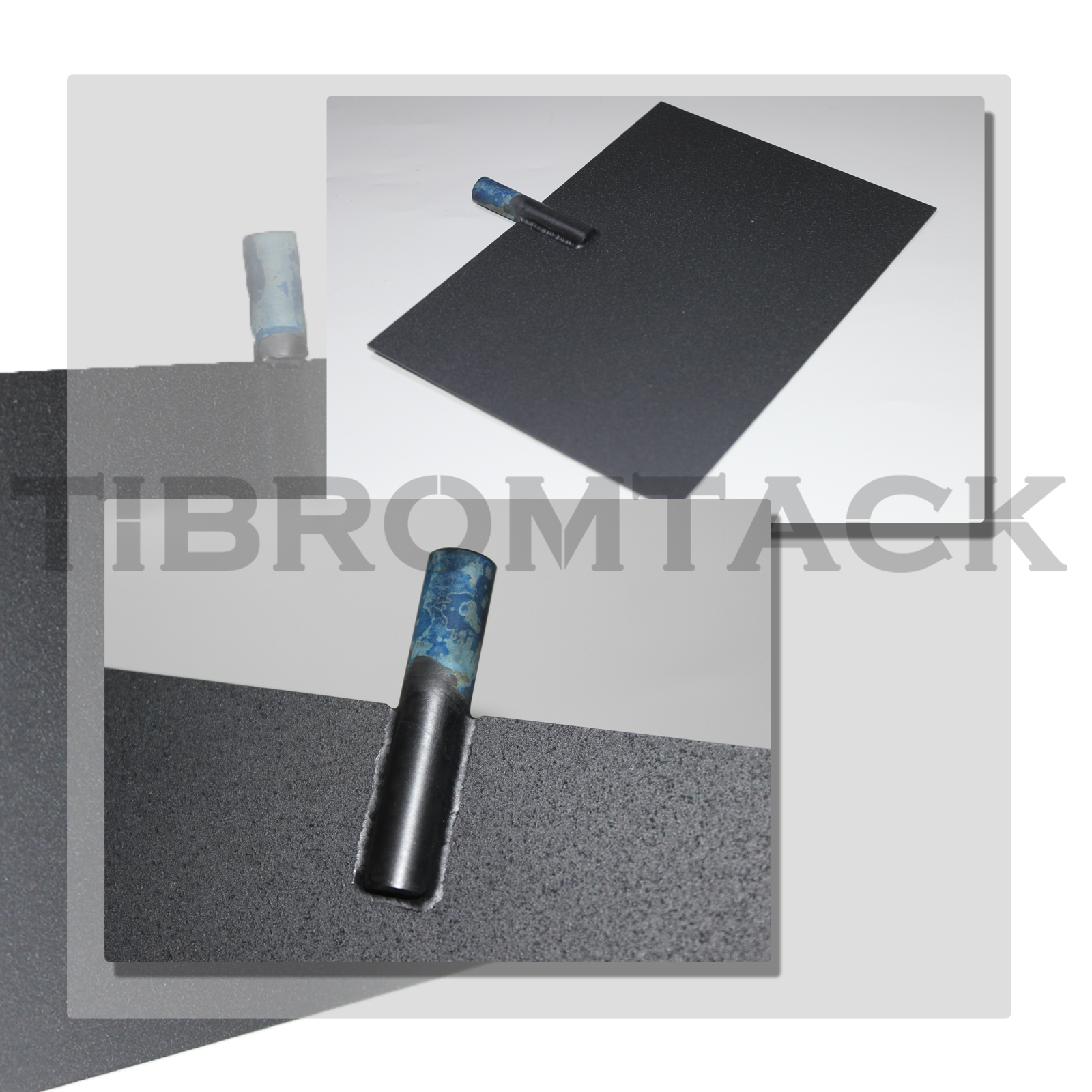 TIBROMTACK Ru-Ir Coated Titanium Anode Plate 120×165×1mm