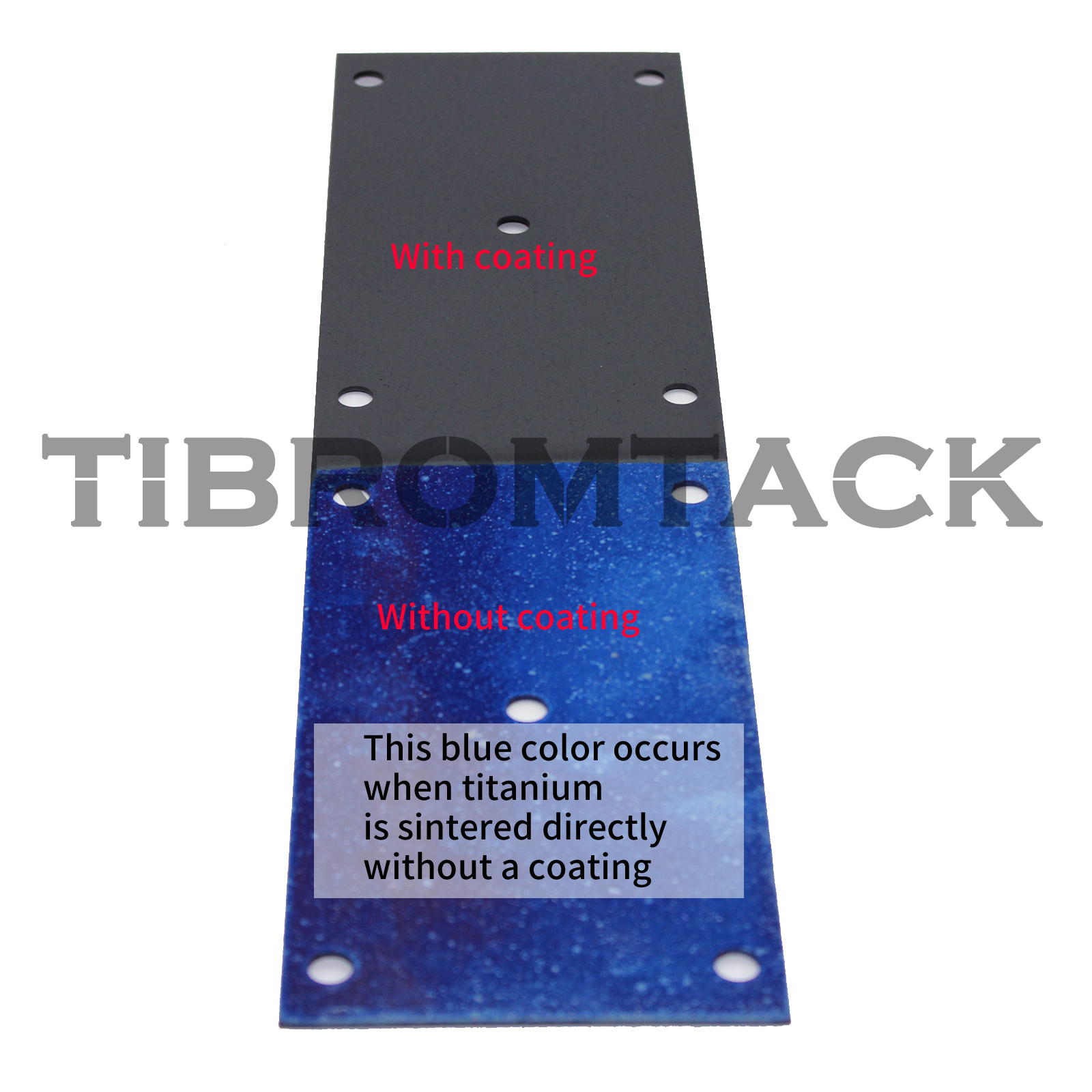 Dual-Sided Titanium Electrode Plate 320×100mm with PreDrilled Holes