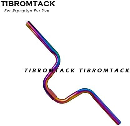 For Brompton Titanium Riser Handle Bar M Type 25.4mm Ultra Light Ti Parts of Folding Bike