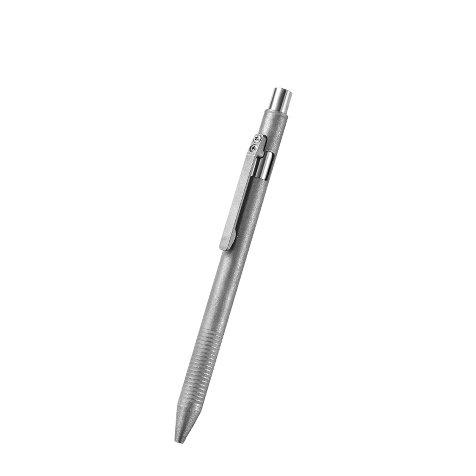 TIBROMTACK Pure Titanium Bolt Action Pen - 14.3cm EDC Fidget Pen | Steel-Strength 23.2g Titanium Pen for Business Signing, Writing & Daily Carry, BPA Free