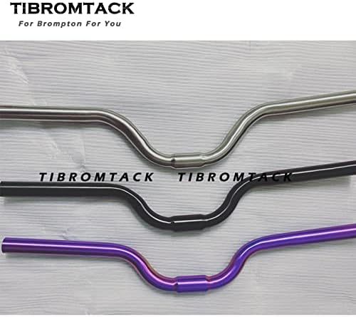 For Brompton Titanium Riser Handle Bar M Type 25.4mm Ultra Light Ti Parts of Folding Bike