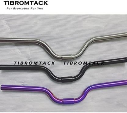 For Brompton Titanium Riser Handle Bar M Type 25.4mm Ultra Light Ti Parts of Folding Bike