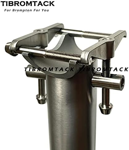 Titanium Balance Seatpost for Brompton Folding bike 31.8mm Ultra Light Seat Saddle Post Fit 7*7 / 7*9 Rails