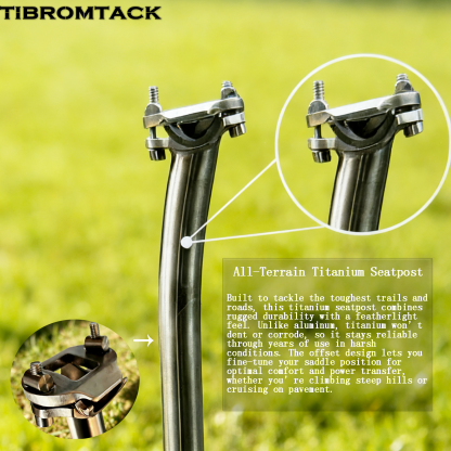 Titanium Bike Seatpost: Redefine Your Ride Engineered from premium GR9 titanium