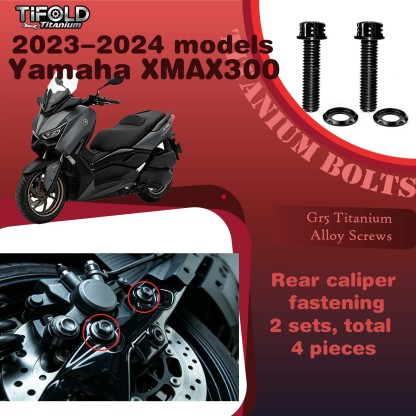 Titanium Alloy Screws for Modification, Fit for YAMAHA XMAX 300 23‑24 Mdels Motorcycle