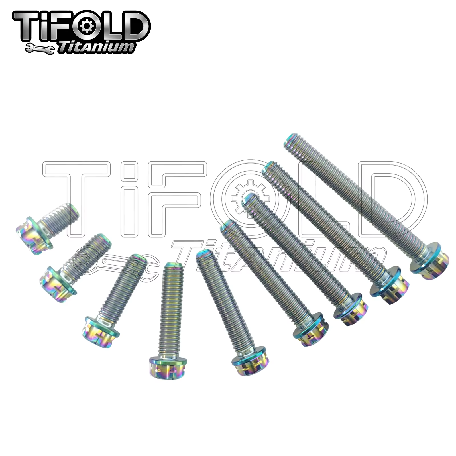  M6 Titanium Bolts 1Piece, T30 Torx Screwdriver Head, High Strength Lightweight for Motorcycle