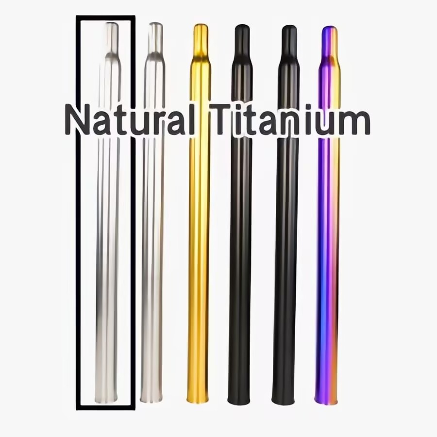 Titanium Seatpost for Brompton Folding Bike Ultralight Ti Upgrade Bicycle Seat Tube Post Flared Diameter 