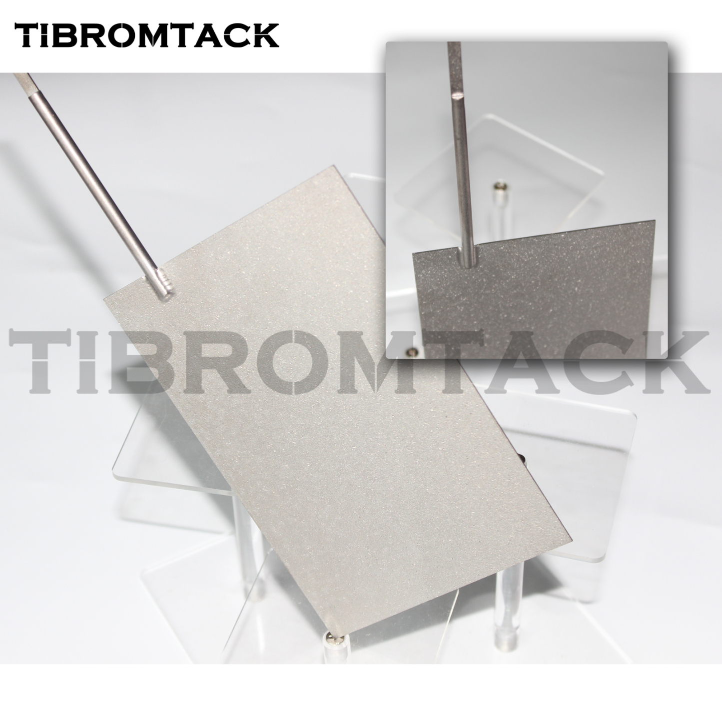 TIBROMTACK Platinum Coated Titanium Anode Plate 147×97×1mm