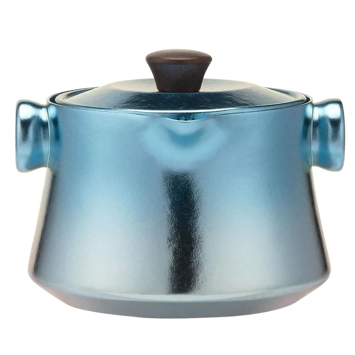 Lightweight Pure Titanium Double - Wall Tea Maker Infuser | 180ML Anti - Scald Teapot | Icy Colors, 90g, Portable for Travel | Teacup for Loose Leaf Tea