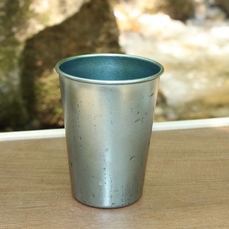 Pure Titanium Cup 350ml/12.31fl oz - Lightweight Metal Cups for Drinking, Camping Cups for Outdoor Picnic, Hiking & Daily Use