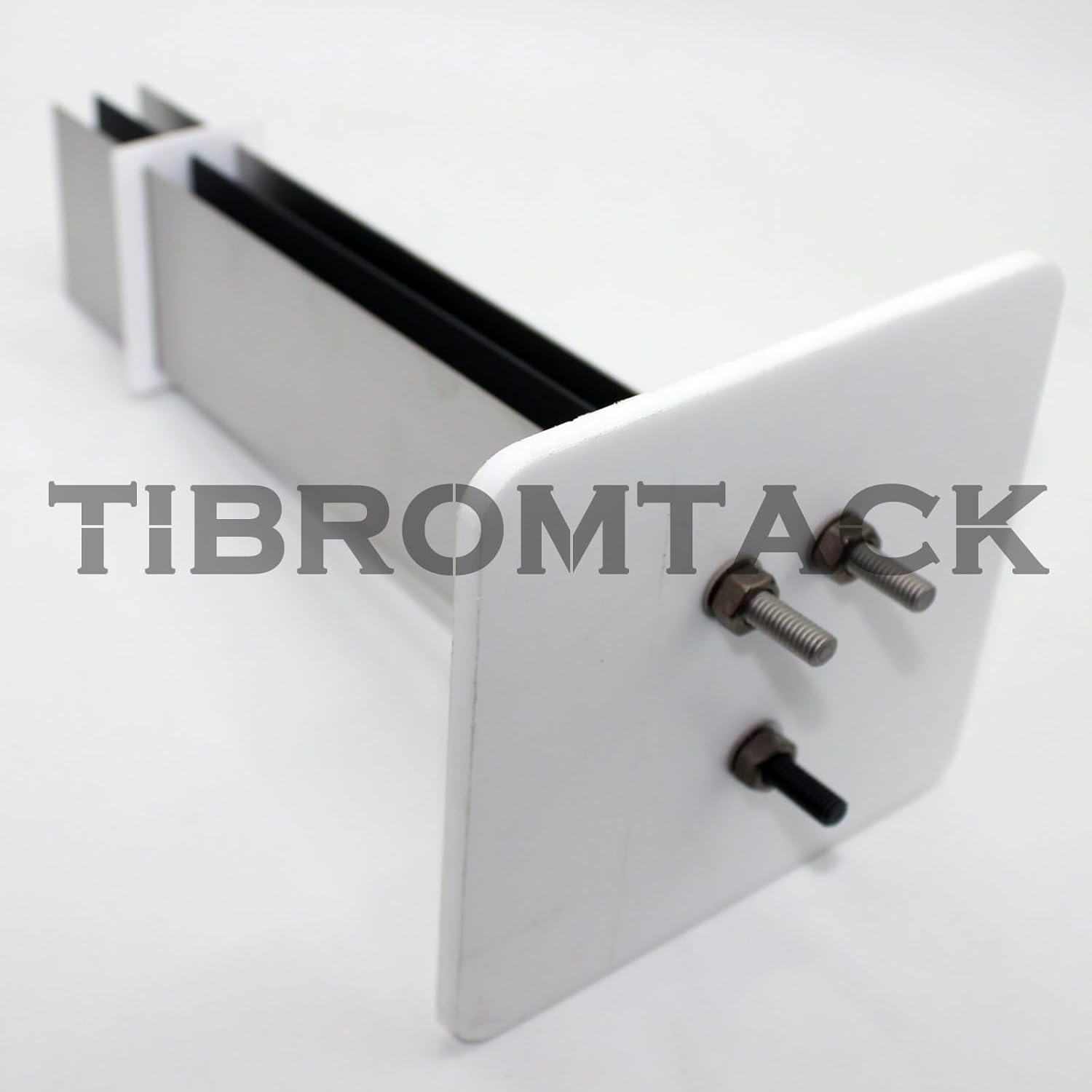 MMO Titanium Electrodes Assembly with Ruthenium-Iridium Coating and PTFE Partitions (1pc Titanium Anode+2pcs Titanium Cathode)