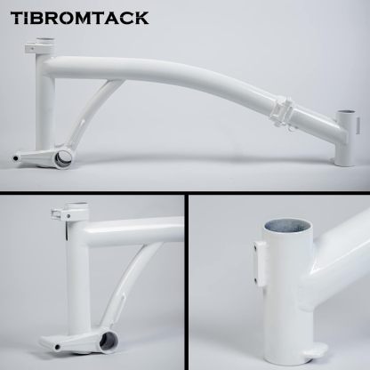 TIBROMTACK Main Frame for Brompton Titanium Folding Bike 16 Inches Handmade Gr9 Ti Parts Explore Lightweight Transformation
