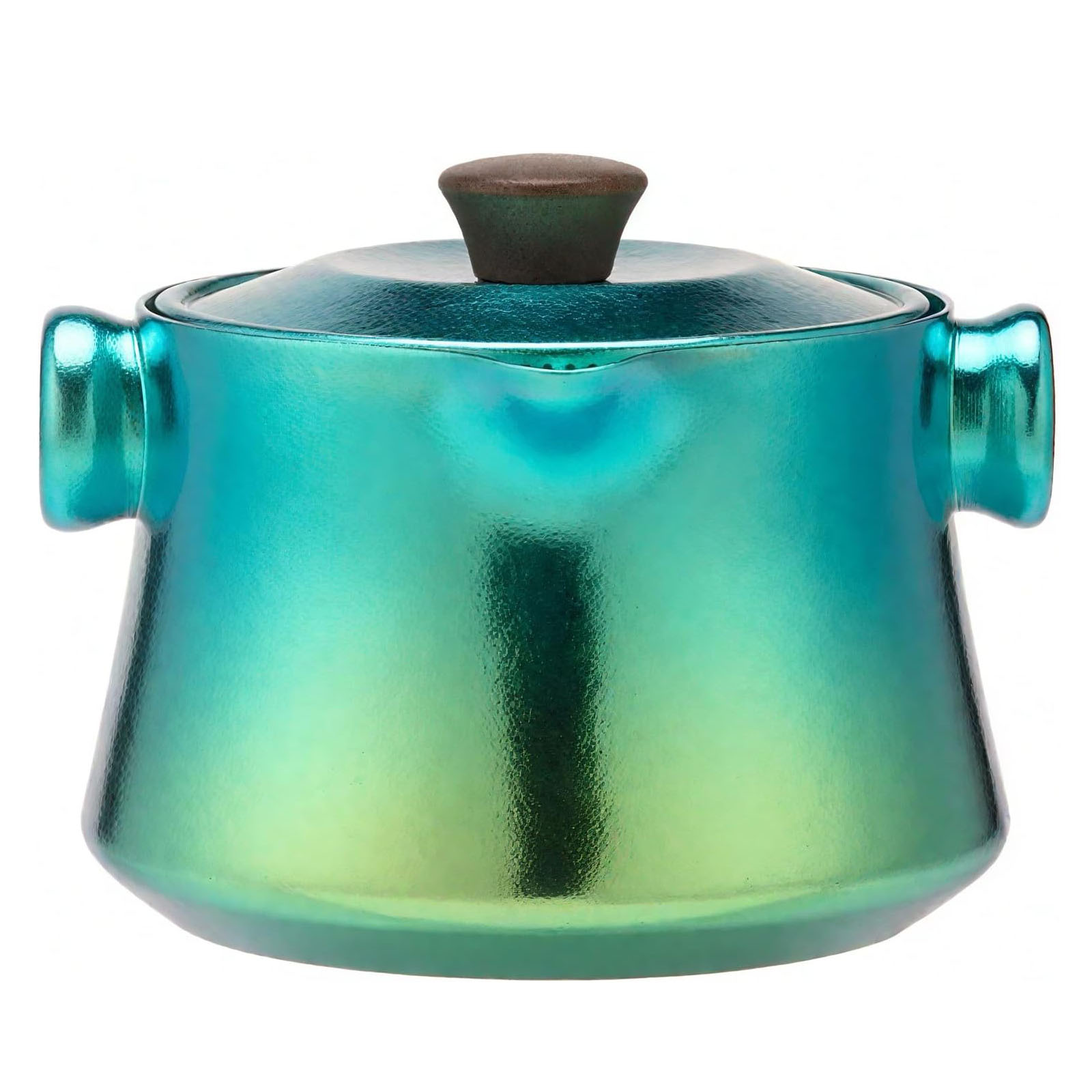 Lightweight Pure Titanium Double - Wall Tea Maker Infuser | 180ML Anti - Scald Teapot | Icy Colors, 90g, Portable for Travel | Teacup for Loose Leaf Tea