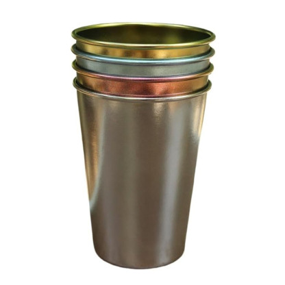 Pure Titanium Cup 350ml/12.31fl oz - Lightweight Metal Cups for Drinking, Camping Cups for Outdoor Picnic, Hiking & Daily Use 