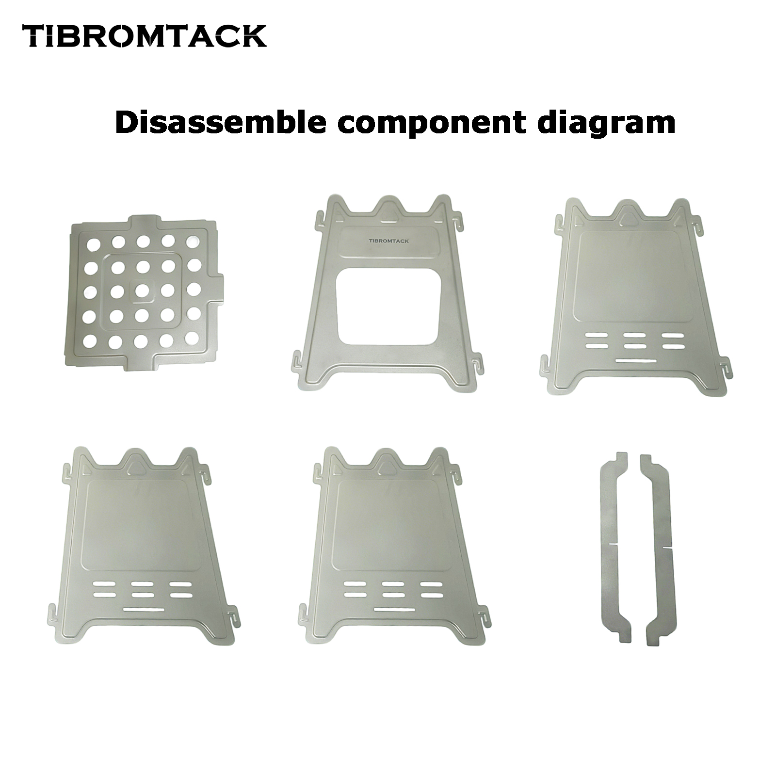 TIBROMTACK Titanium Camping Stove, Portable Collapsible Wood Burning Stove, Lightweight 8.68oz for Outdoor Camping Picnic, Compact Firebox Stove for Cooking Heating, Fits Outdoor Adventures