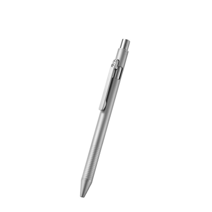 TIBROMTACK Pure Titanium Bolt Action Pen - 14.3cm EDC Fidget Pen | Steel-Strength 23.2g Titanium Pen for Business Signing, Writing & Daily Carry, BPA Free