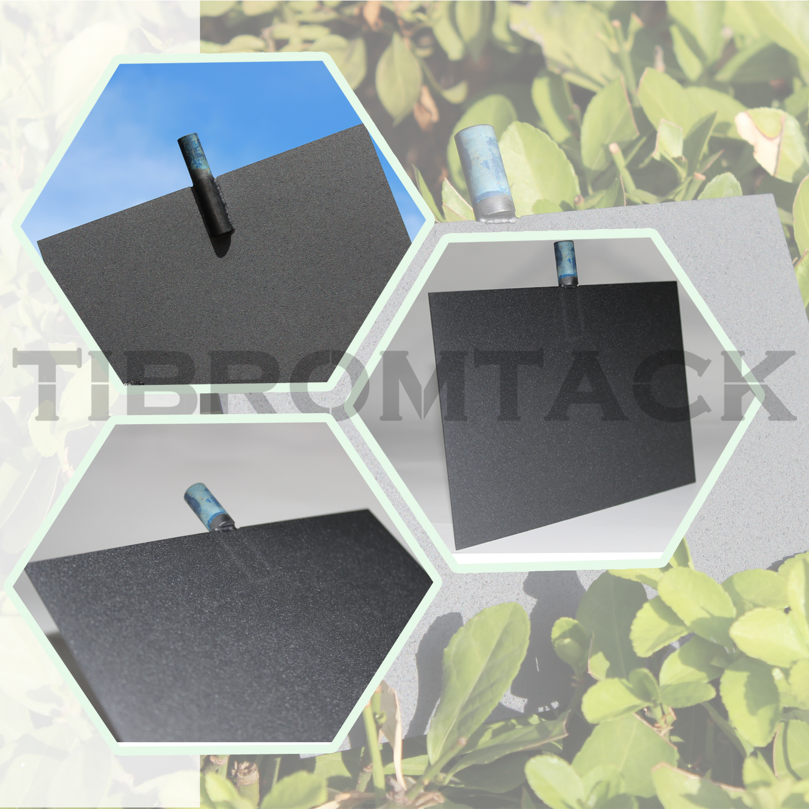 TIBROMTACK Ru-Ir Coated Titanium Anode Plate 120×165×1mm