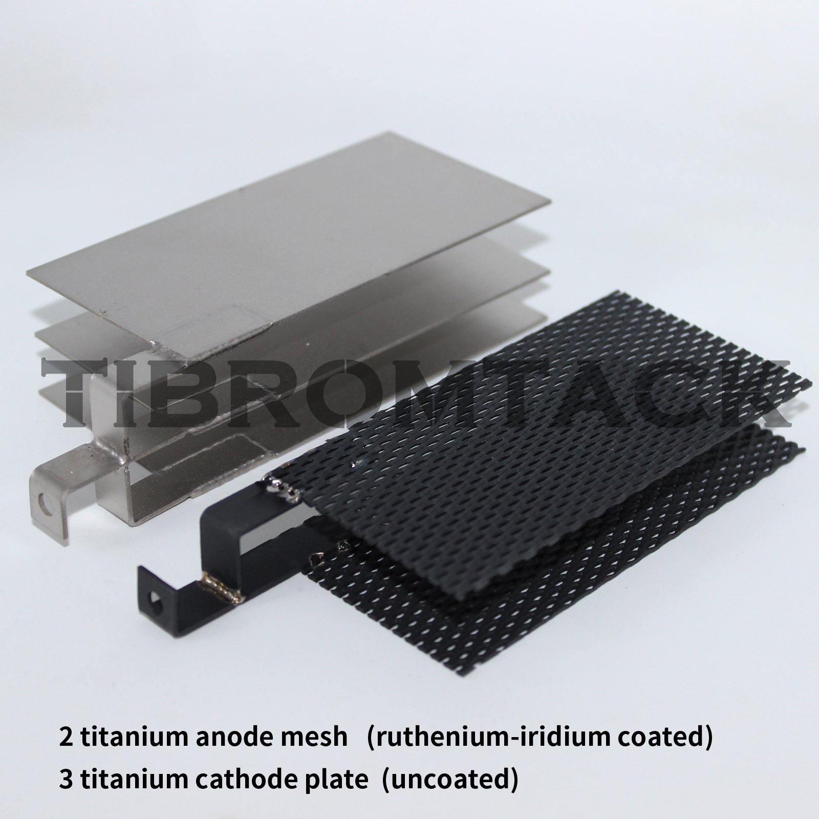 TIBROMTACK Ruthenium Iridium Coated Titanium Electrode