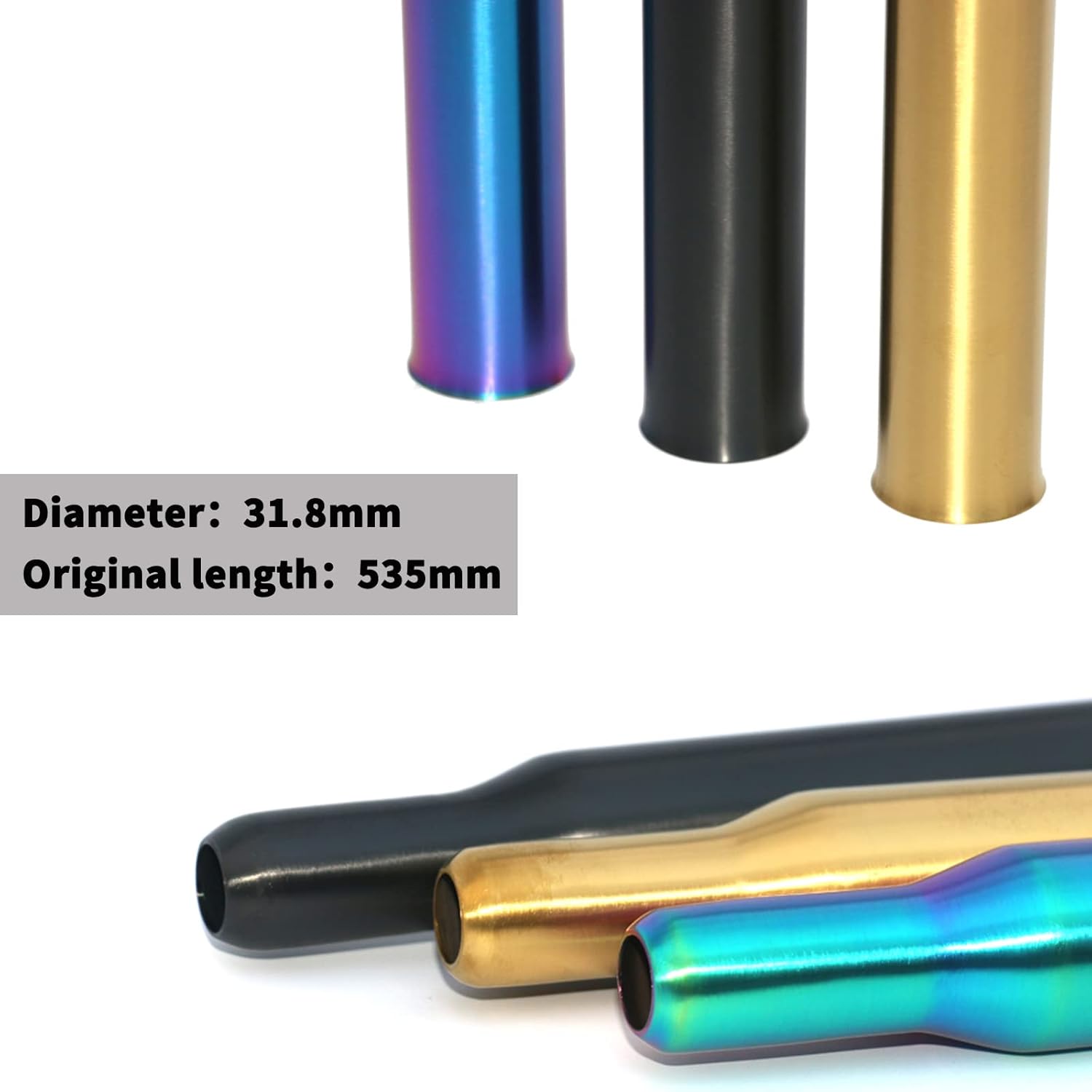 Titanium Seatpost for Brompton Folding Bike Ultralight Ti Upgrade Bicycle Seat Tube Post Flared Diameter 