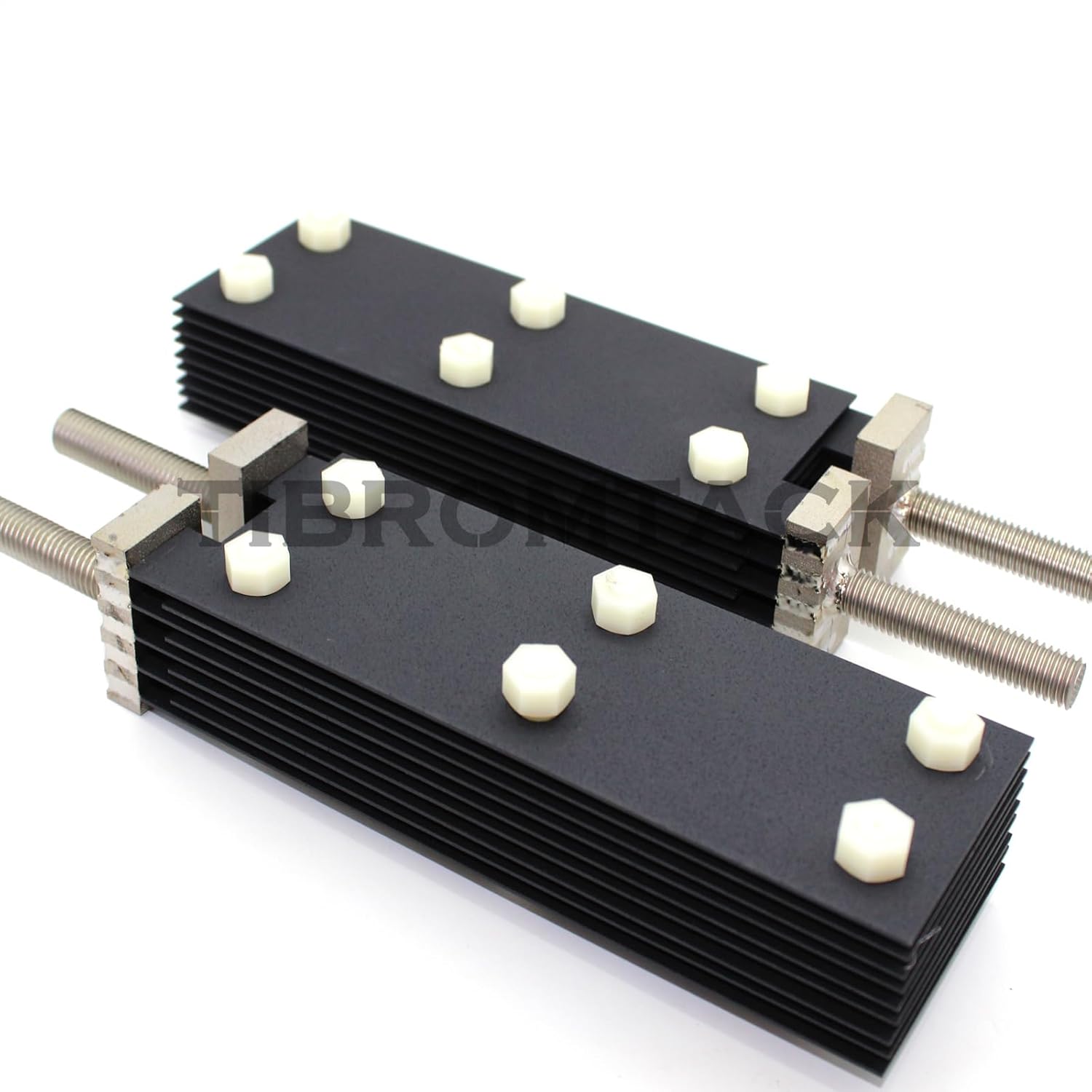 MMO Ruthenium Iridium Coated Titanium Electrode Set for Electrochemical Application and Water Treatment，9PCS Titanium Anode Sheets with MMO Ru-Ir Coating