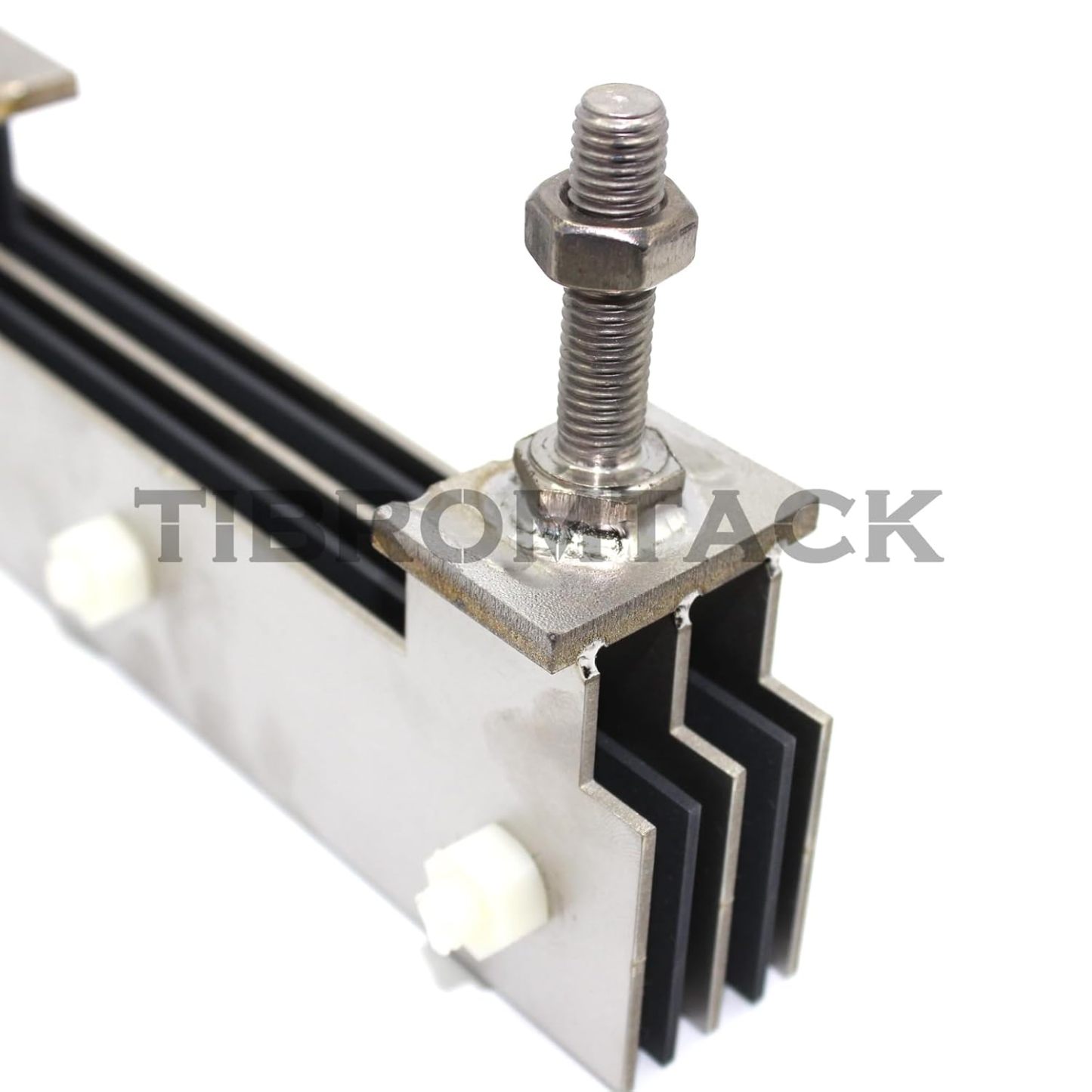 Ru-Ir Titanium MMO Electrodes Plates for Fruit Vegetable Machine, 3 Titanium Cathode Plates Without Coating and 2 Titanium Anode Plates with Ruthenium-Iridium Coating