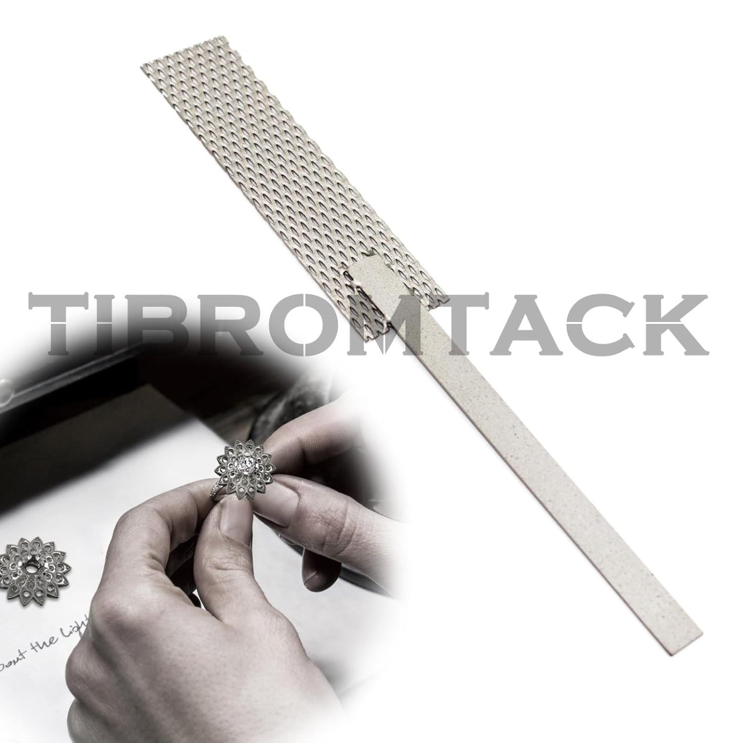 Platinized Titanium Anode Mesh 1"x4" Electrolytic Mesh with Platinum Coating Jewelry Plater Tool with Handle