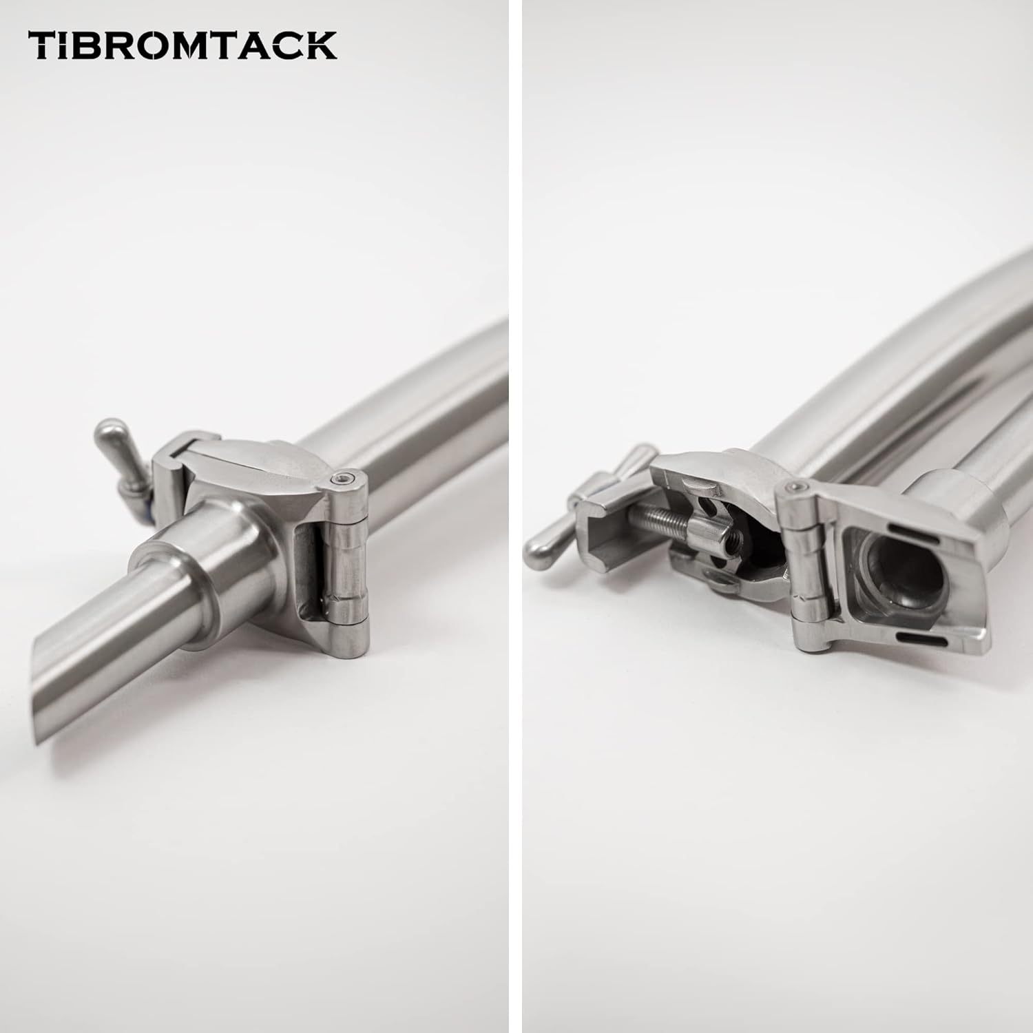 TIBROMTACK Titanium Stem Post Compatible for Brompton Bike Head Tube S/M/NM/H/P Type Foldable Superlight Handle Post