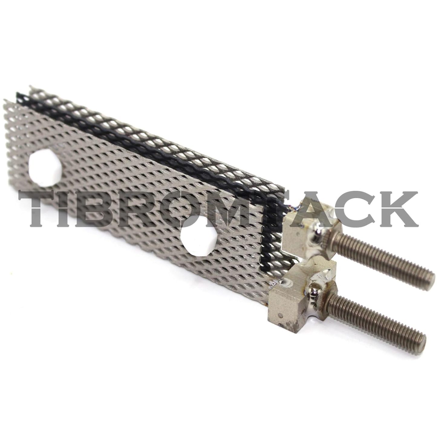 Titanium Anodes 1 Set with Ruthenium-Iridium Coating for Chlorine or Hydrogen Electrolyzers,Consists of One Anode and Two Cathodes