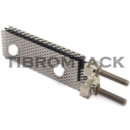 Titanium Anodes 1 Set with Ruthenium-Iridium Coating for Chlorine or Hydrogen Electrolyzers,Consists of One Anode and Two Cathodes