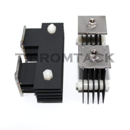 TIBROMTACK Ru-Ir Titanium MMO Electrode Plates for Fruit Vegetable Machine, 5 Titanium Anode Plates with Ruthenium-Iridium Coating per Set, Single Piece 100, 30 and 1 mm, GHR015-1