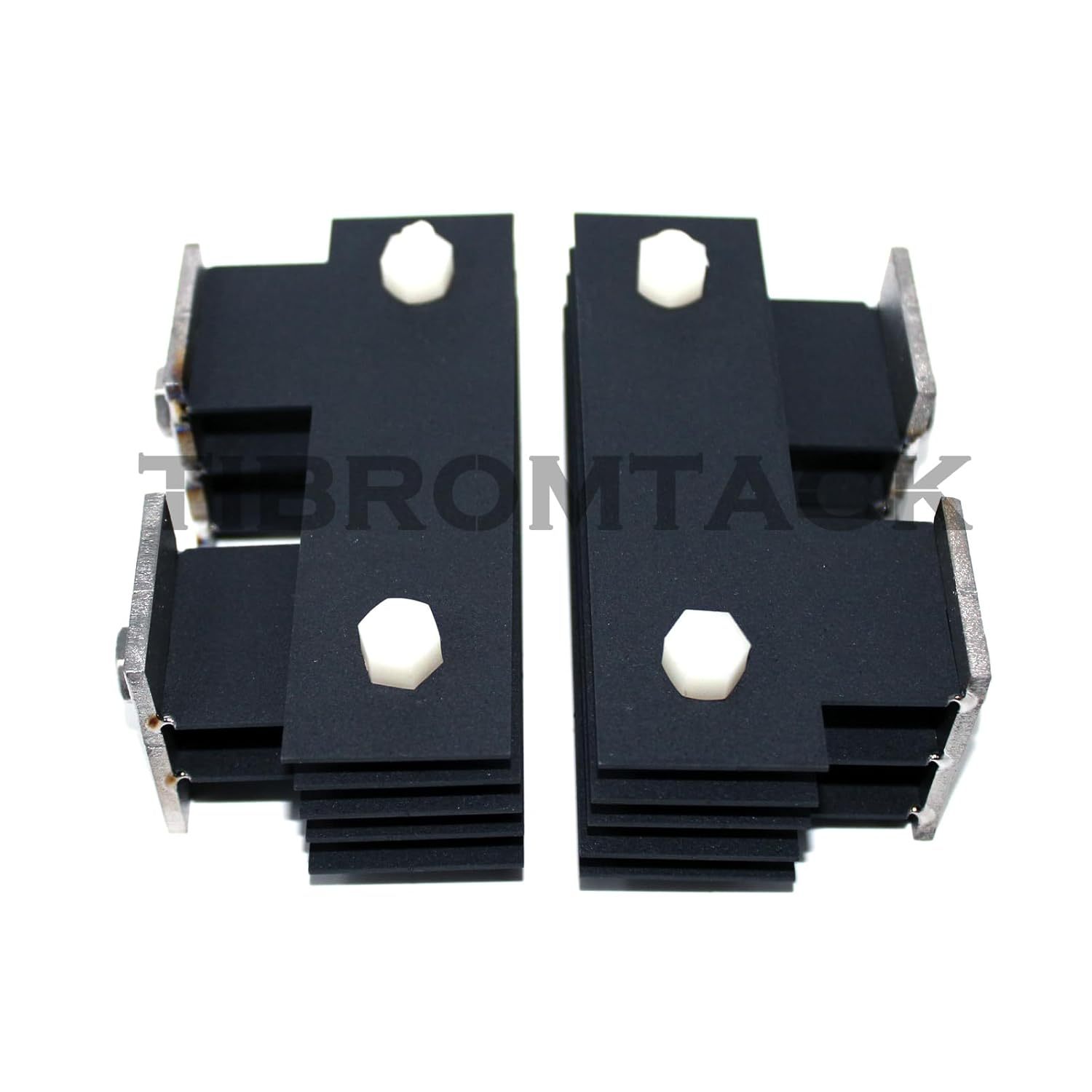 TIBROMTACK Ru-Ir Titanium MMO Electrode Plates for Fruit Vegetable Machine, 5 Titanium Anode Plates with Ruthenium-Iridium Coating per Set, Single Piece 100, 30 and 1 mm, GHR015-1