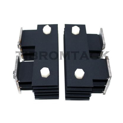 TIBROMTACK Ru-Ir Titanium MMO Electrode Plates for Fruit Vegetable Machine, 5 Titanium Anode Plates with Ruthenium-Iridium Coating per Set, Single Piece 100, 30 and 1 mm, GHR015-1