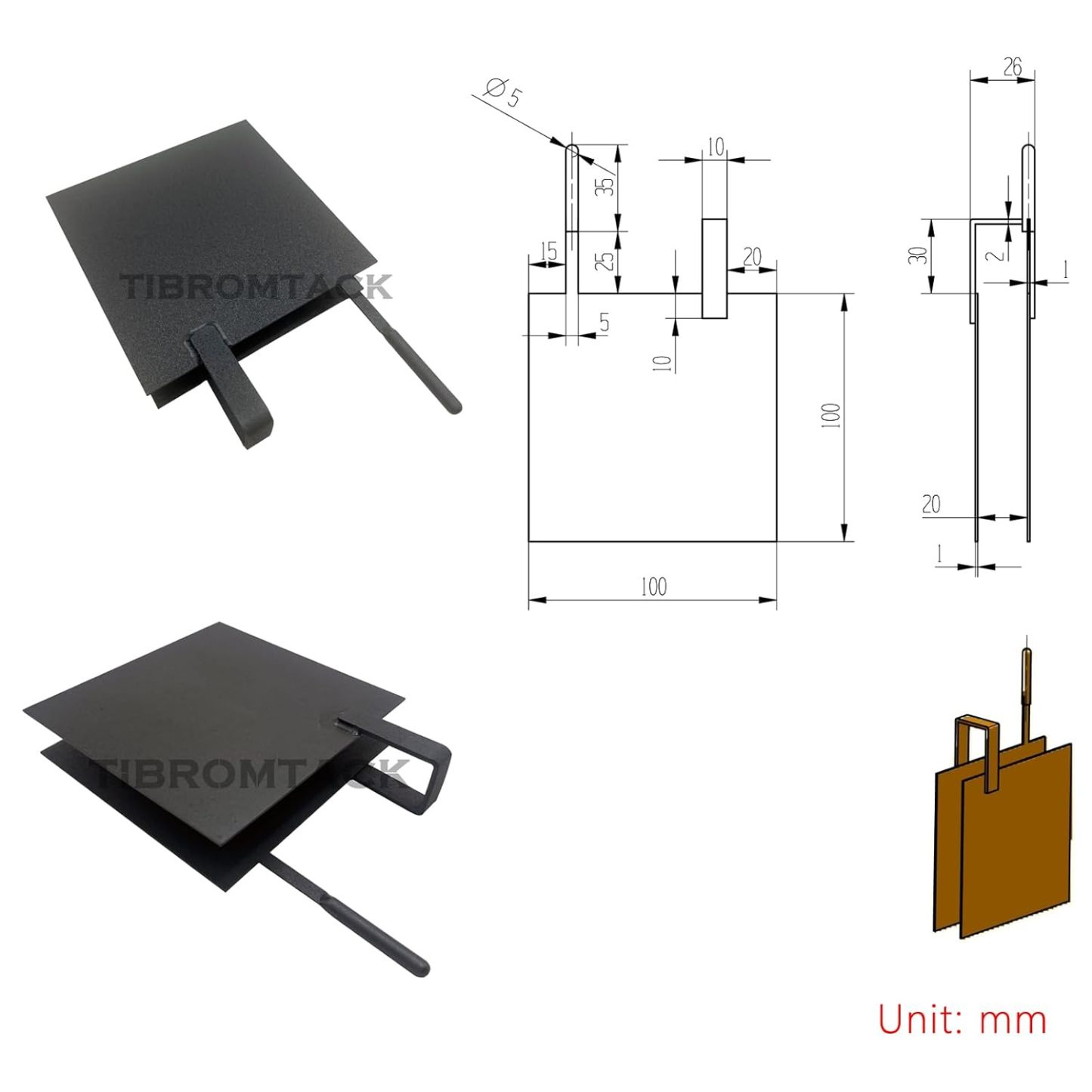 Titanium Anode Sheet with MMO Ruthenium-Iridium Coating Ti Electrolytic Electrode for Electrochemical Application and Swimming Pool Cleaning