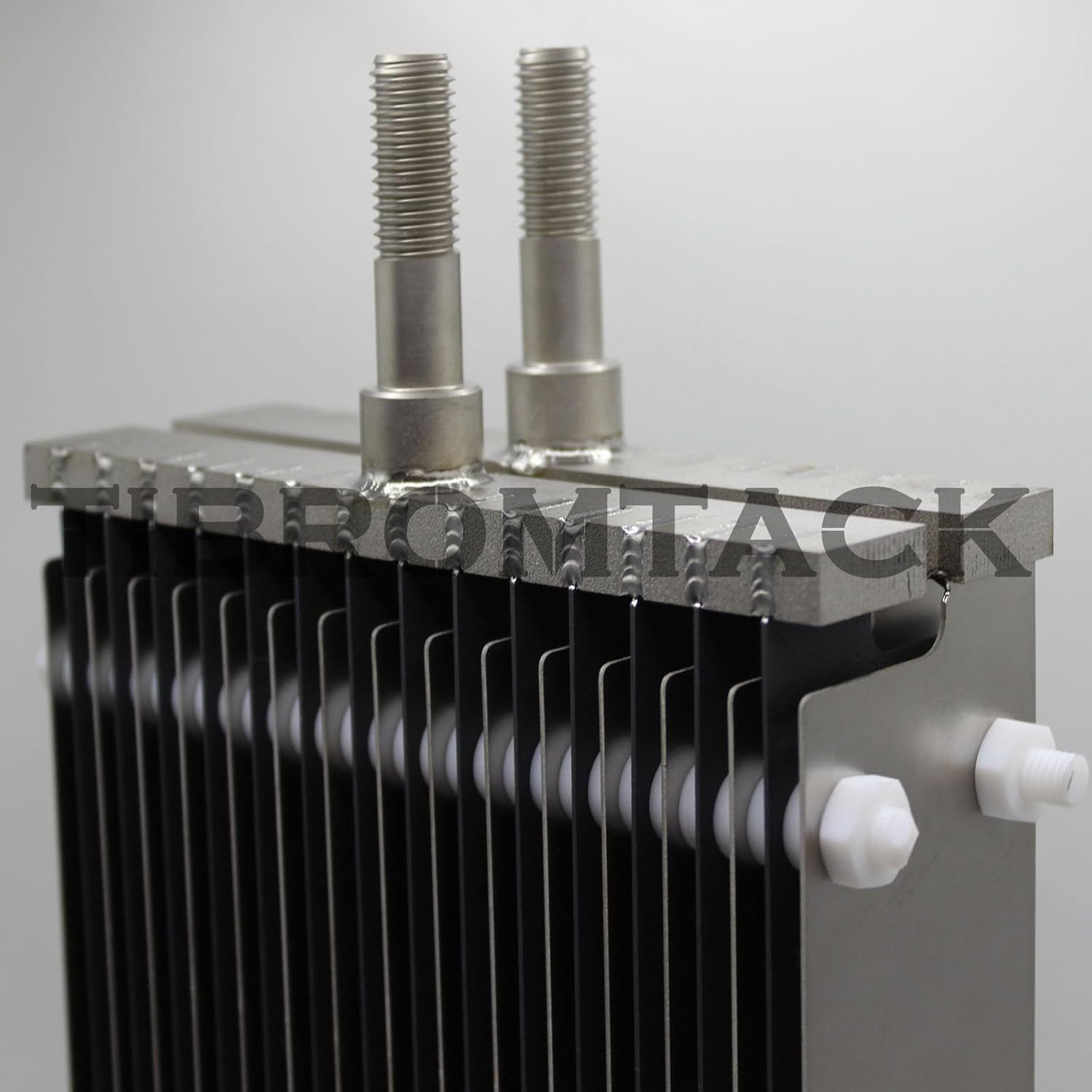 TIBROMTACK Titanium Anode 14 Titanium Anode Plates with Ruthenium Iridium Coating and 15 Titanium Cathode Plates Without Coating,for HHO Electrolysis Cell or Pool Water and Swimming Pool Cleaning