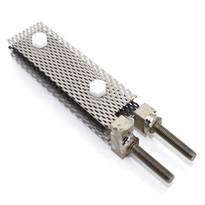 Titanium Anodes 1 Set with Ruthenium-Iridium Coating for Chlorine or Hydrogen Electrolyzers,Consists of One Anode and Two Cathodes